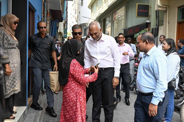 PNC door-to-door campaign gai Raees Muizzu baiverivevadaigenfi