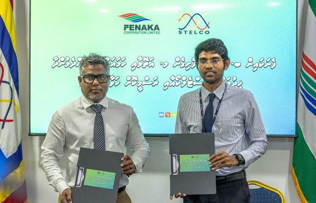 B, Lh adhi M atoll ge utility hidhumaih thah STELCO ge dhashah badhaukoffi 
