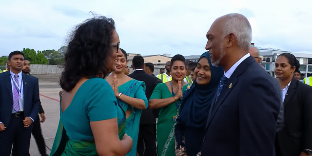Raees Muizzuge dhe kanbalunnah Lanka in raiy dhoolaige hoonu maruhabaaeh