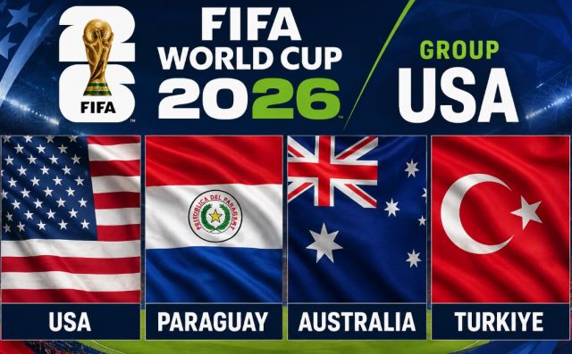 World Cup 2026: Group D gai America, Paraguay, Australia adhi Turkey