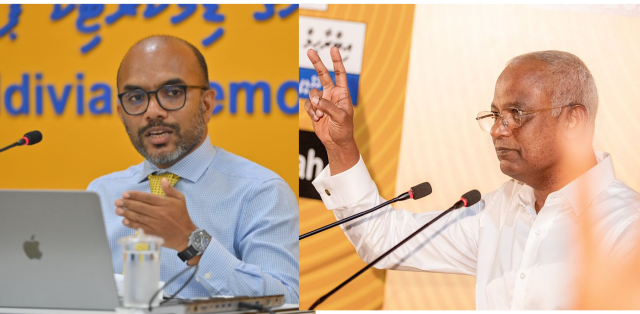 Ameer ge thuhumathu thah dhogu kurahvaa Nasheed aa massala jehunu aslu sababu Solih haama kurahvaifi