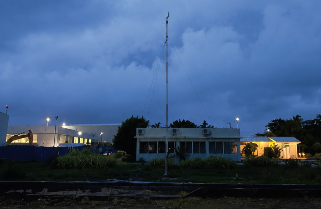 Maafaru Airport gai manual weather station eh gaaimkoh, MET ofeehuge hidhumaiy fahsaifi 