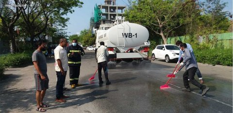 Disinfection of Hulhumale begins