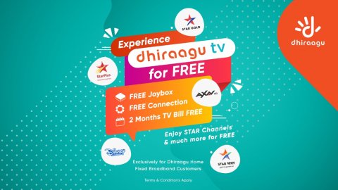DhiraaguTV extends ongoing promotion for free connection