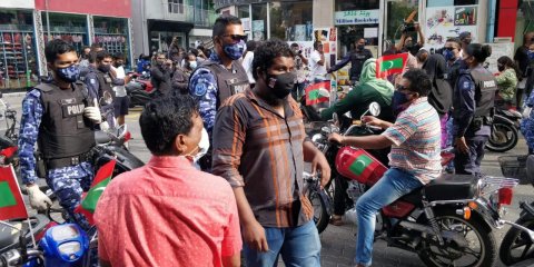 Police release 40 arrested from yesterday's rally