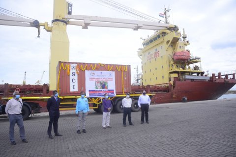 India-Maldives cargo ferry begins its maiden trip from Tuticorin 