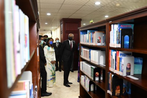 President inaugurates Parliament's Library and Digital Archive