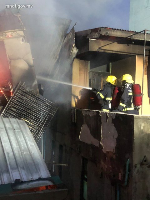 Fire at a Mahchangoalhi house displaces 5 families