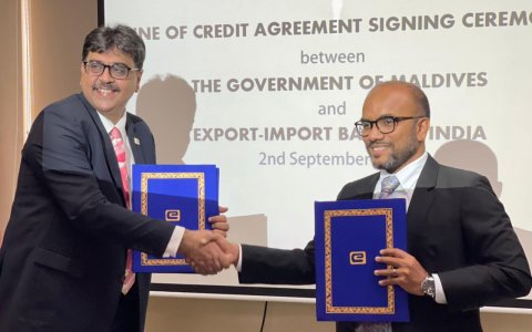 Maldives signs LOC worth USD 40 million with Exim India