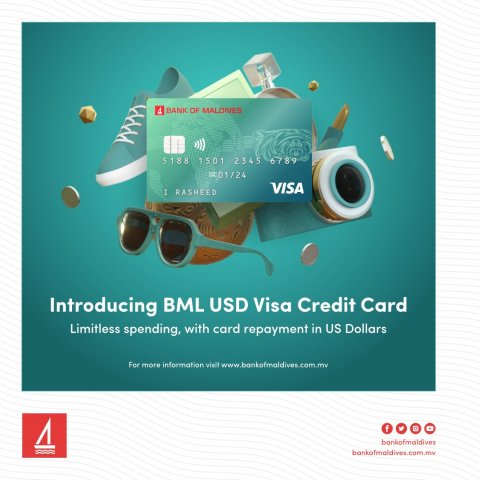 BML launches USD Credit Card for limitless transactions