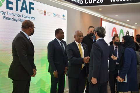 COP26: President attends the launching of ETAF by IRENA 