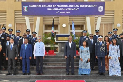 President Solih inaugurates the Police Academy in Addu City 