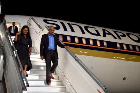 First Couple returns home after unofficial trip to Singapore