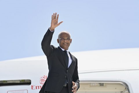 President Solih departs to UAE