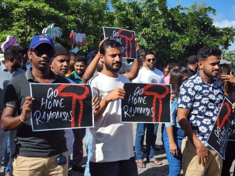 Lankan protests in Maldives: Arrested man remain under custody