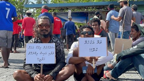 Maandhoo Strike: Fishermen have no intention of stopping protests