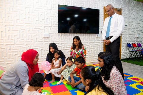 President & First Lady visit STELCO's Child Care Centre