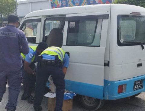 Driver held with van full of alcohol deported