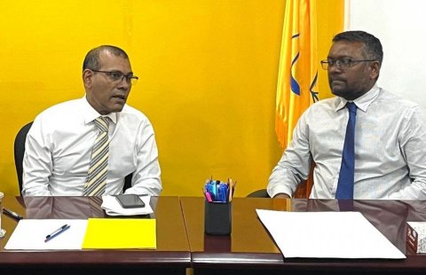 Nasheed shares Primary concerns with MDP Chairperson