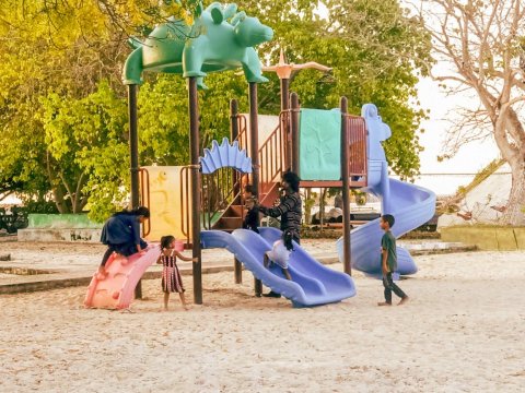 Pre-school park developed in Fenfushi under BML Community fund