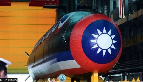 Taiwan unveils new home made submarine