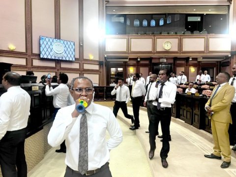 Nasheed's removal: Session halted amid chaos in the chamber