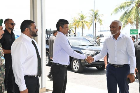 President embarks on a three-day tour to three Atolls
