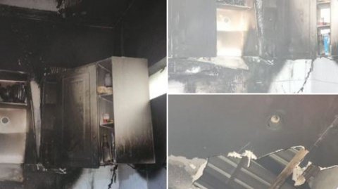 Fire incident reported from a house in Kulhudhufushi