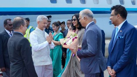 Jaishankar arrives in Sri Lanka