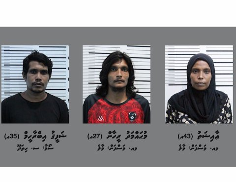 Three sentenced to jail for robbing a man