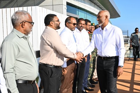 President departs on an official trip to visit to Adh. Atoll