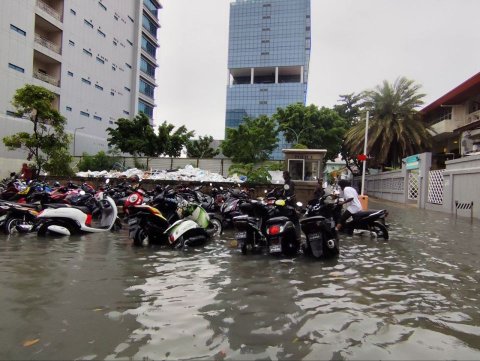 Male' flood: 32 individuals shifted to temporary shelters