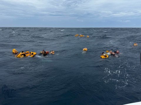 Launch with 48 onboard capsizes 