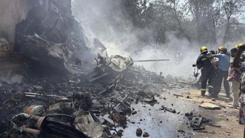 Air India flight carrying 242 crashes shortly after take off