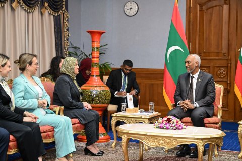 President holds talks with Turkish delegation