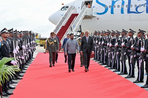 Sri Lankan President arrives in the Maldives for state visit