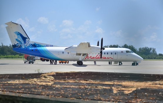 Moosun goasvumuge sababun Maldivian ge baeh flight thah delay vejje