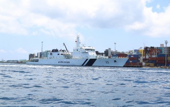 India navy aa gulhigen Raajjeyge kanduge sarahadhu balan Coast Guardun thayyaru vehjje