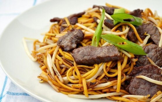 Press Badhige: Chow mein beef noodles