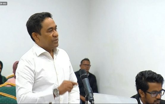 Raees Yameen ge shareeathuge 3 vana adu ehun anna buraasfathi dhuvahu