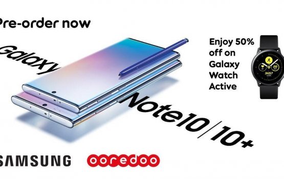 Samsung phonge emme fahuge Phon Pre-order kurumag Ooredhoo in hulhuvaalaifi 