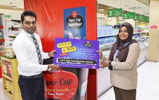 STO in Super Cup Noodles ge Promotion eh fashaifi