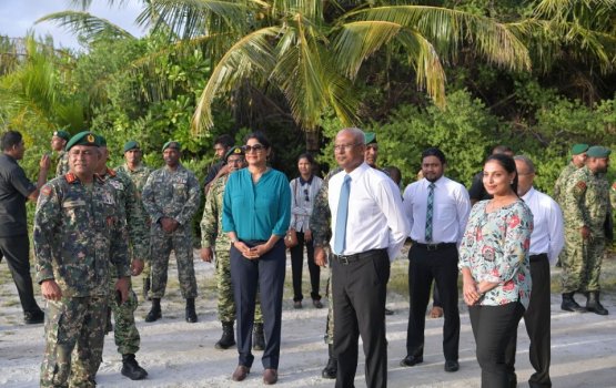 Maldives President observes National Cadet Corps activities