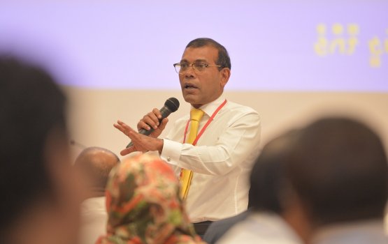 Terrorism huttuvan party thakaa gulhi, hiyaalu thafaathu vun hallu kuran jehey: Nasheed