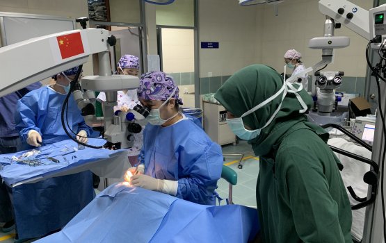 China in hulhumale' hospital gai gaaim kuri loluge faruvaa dhey center hulhuvaifi
