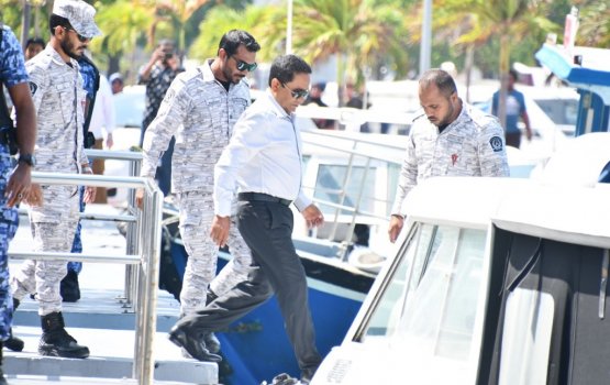 Maafushi jail in Covid case thakeh fenumun Yameen ge ah badhal kuran govaalaifi