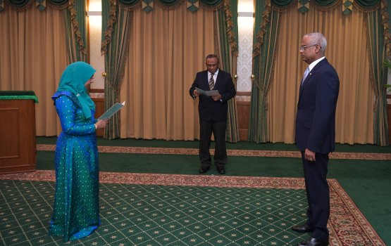 Gender Minister ge magaamu ge huvaa Aishath Mohamed Didi kurahvvaifi