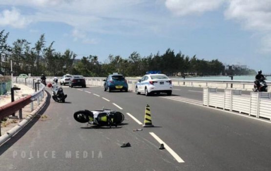Hulhumale' highway accident leaves one injured
