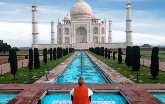 Taj Mahal akee Indiage mussandhi sagafathuge ramzeh: Trump