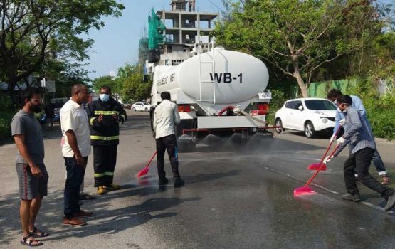 Disinfection of Hulhumale begins